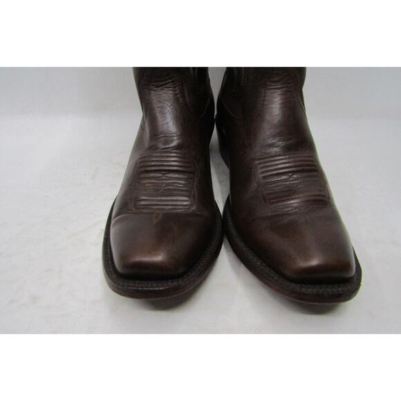 Ariat Mens Size 9 D Brown Leather Cowboy Western Boots